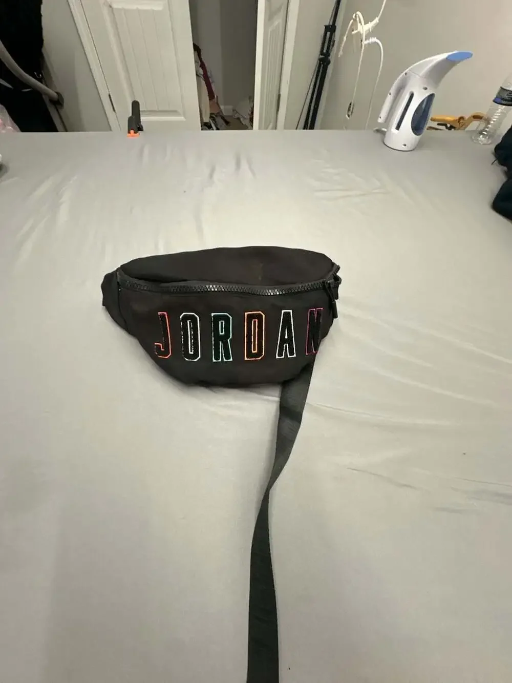 Air Jordan Chenille Multicolor Logo Crossbody Fanny Pack